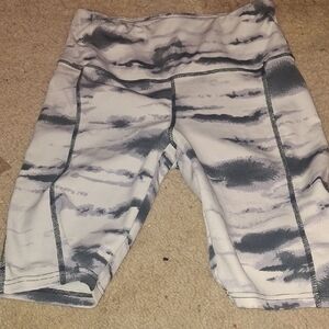 Stylish Gray and White Women's Shorts